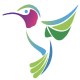 colibri scent bird logo